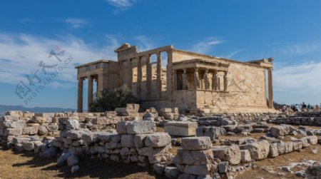 雅典著名旅游景点卫城圣庙