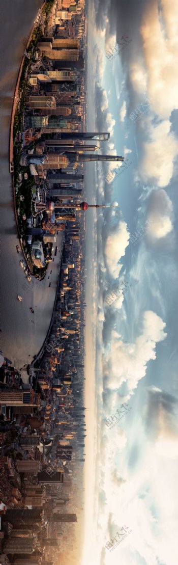 上海城市建筑广景摄影