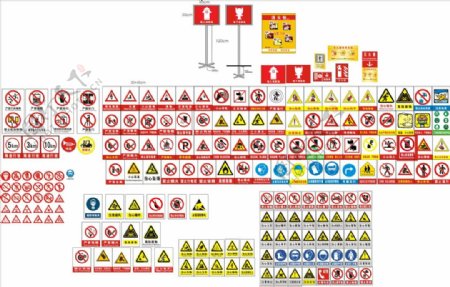 交通消防工厂各类安全标志
