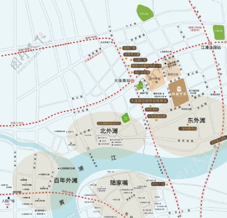 上海区位图地产