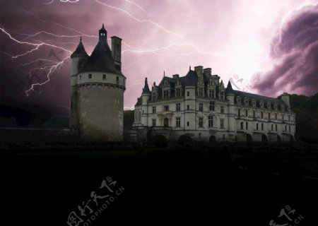 城堡美轮美奂法国文艺复兴