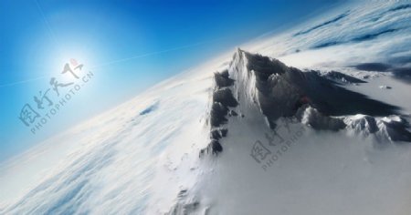 雪山冰川