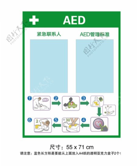 AED急救知识模版
