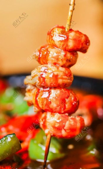 小龙虾串串肉