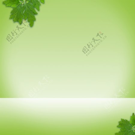 淘宝艾制品绿色主图背景