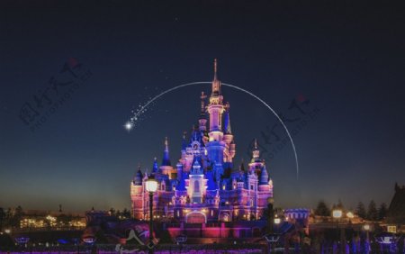 迪士尼旅游摄影图