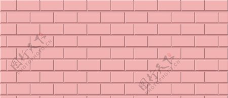 粉色砖纹贴图