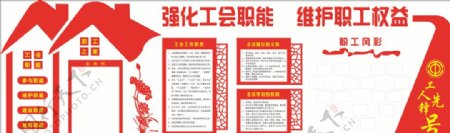 形象墙工人先锋号