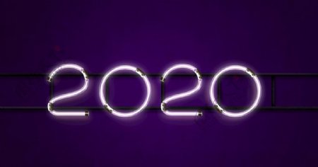 2020灯光字体