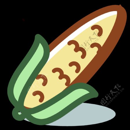 玉米美食图标标志图形装饰素材