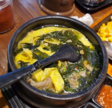 韩式汤海带汤大酱汤味增汤