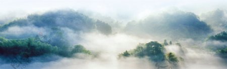 云海云层仙境自然背景海报素材