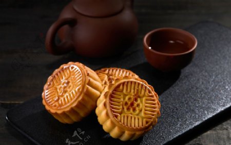 中国风中秋月饼