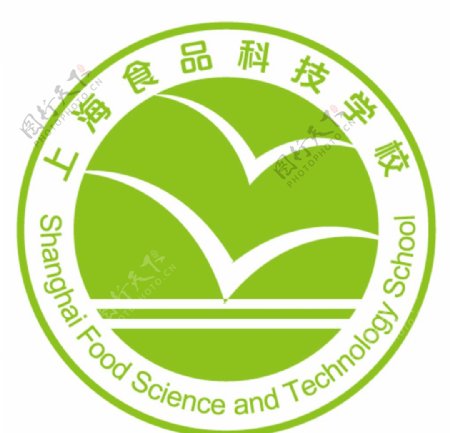 上海食品科技学校LOGO矢量