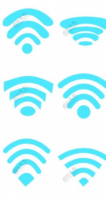 wifi和各种形状图片