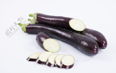 紫长茄子图片