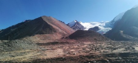 雪山冰川风光图片