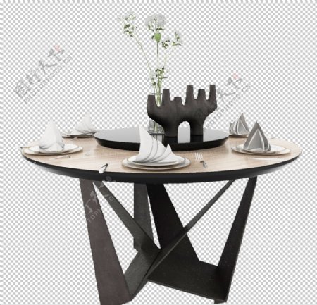 餐桌桌台茶艺家居海报素材图片