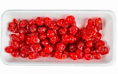 红色水果蜜饯摄影图片