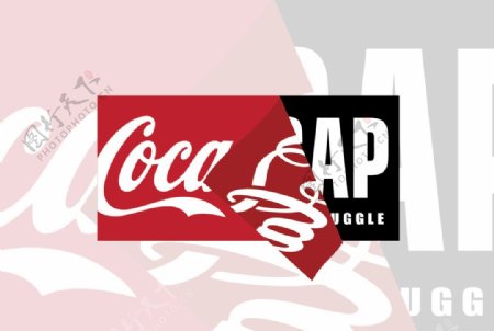 可口可乐coca覆盖贴纸印花图片