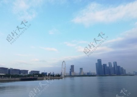 欢乐港湾新地标摩天轮图片