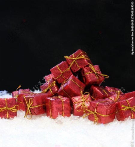 圣诞节礼盒礼物背景海报素材图片