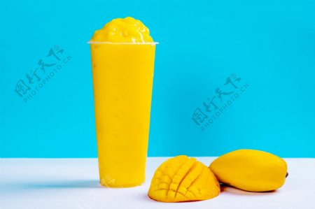 芒果冰沙图片