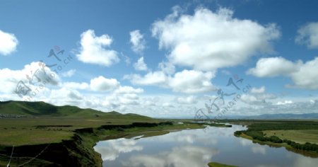 黄河草原图片