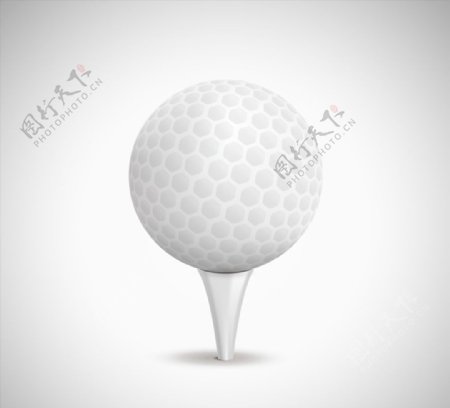 高尔夫球矢量图片