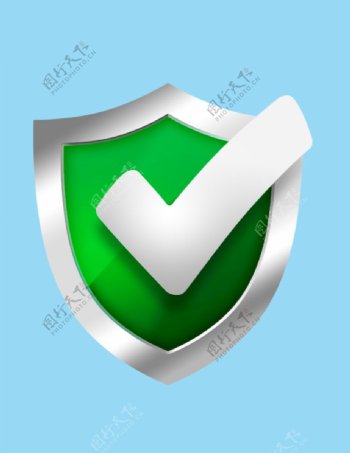 绿色安全标志图片