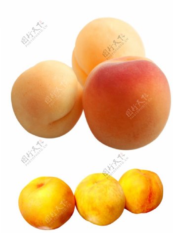 桃水果素材图片