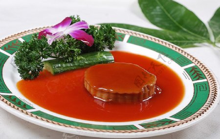 豫菜鲍汁百灵菇图片