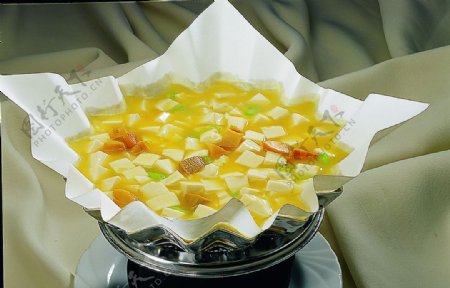 豫菜金汤鲍粒烩豆腐图片