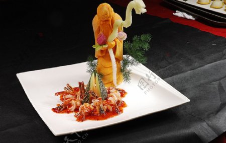 豫菜泰式焗大虾图片