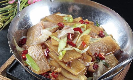 北京菜干锅萝卜烧肉图片