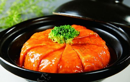 浙菜鲍汁极品豆腐图片
