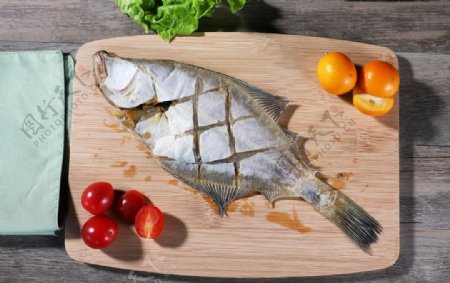 鸦片鱼美食食材背景海报素材图片