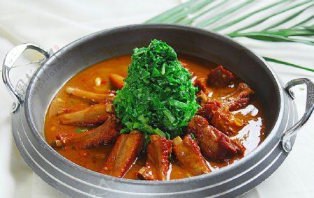 湘菜捞菜排骨图片