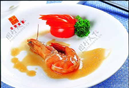 浙菜香煎大明虾图片