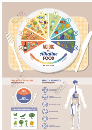 健康饮食分析图表图片