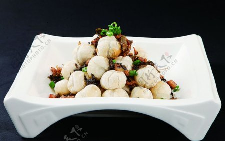 梅干菜炒汤圆图片