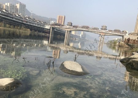 沿河县乌江廊桥图片