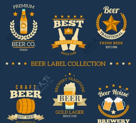 创意啤酒标签图片
