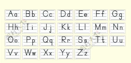 字母卡图片