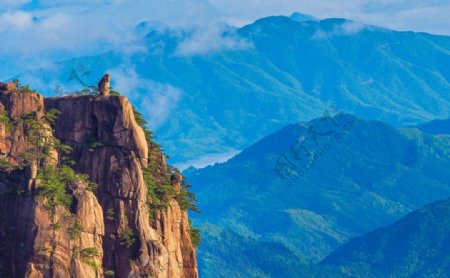 山峰观景台图片