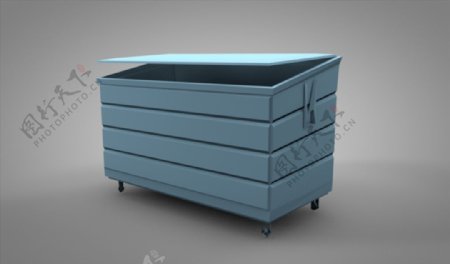 C4D模型垃圾箱图片