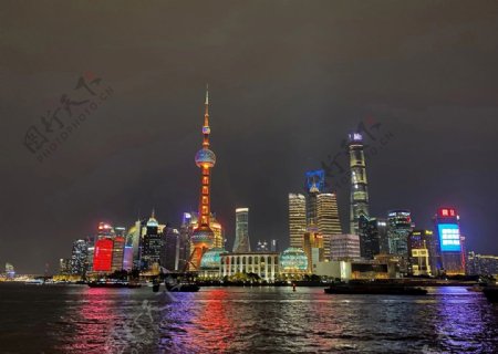 上海外滩夜景图图片
